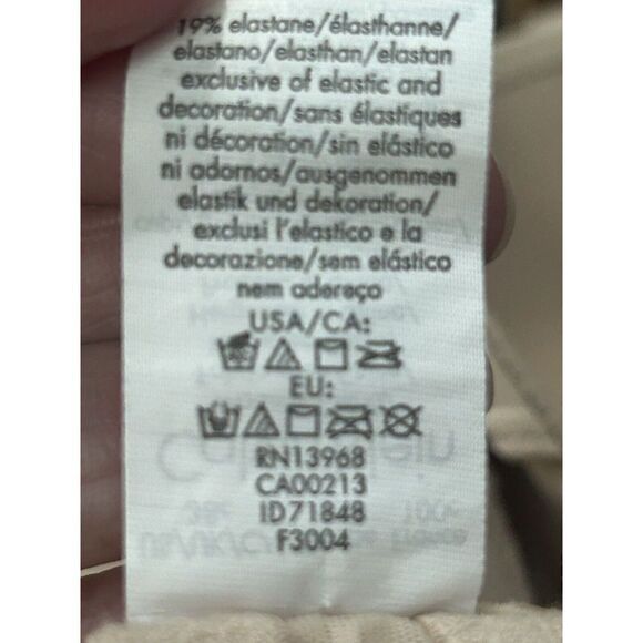 Calvin Klein Lined Shirt T-Shirt Bra with Lace F3004 - Picture 5 of 5